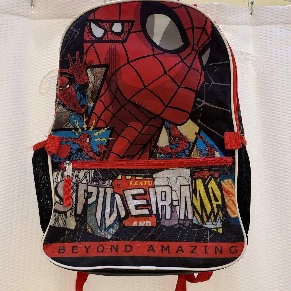 Marvel Spider-Man Backpack Beyond Amazing Comic Book School Bag Fast Forward